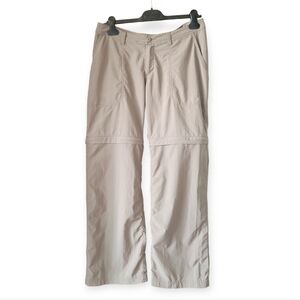 Patagonia Quandary Convertible Windbreaker Pants Womens 6 in Beige
